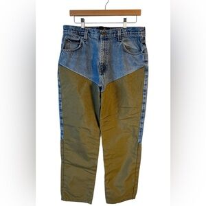 RedHead Field Pants Denim & Canvas Hybrid Workwear 34x32